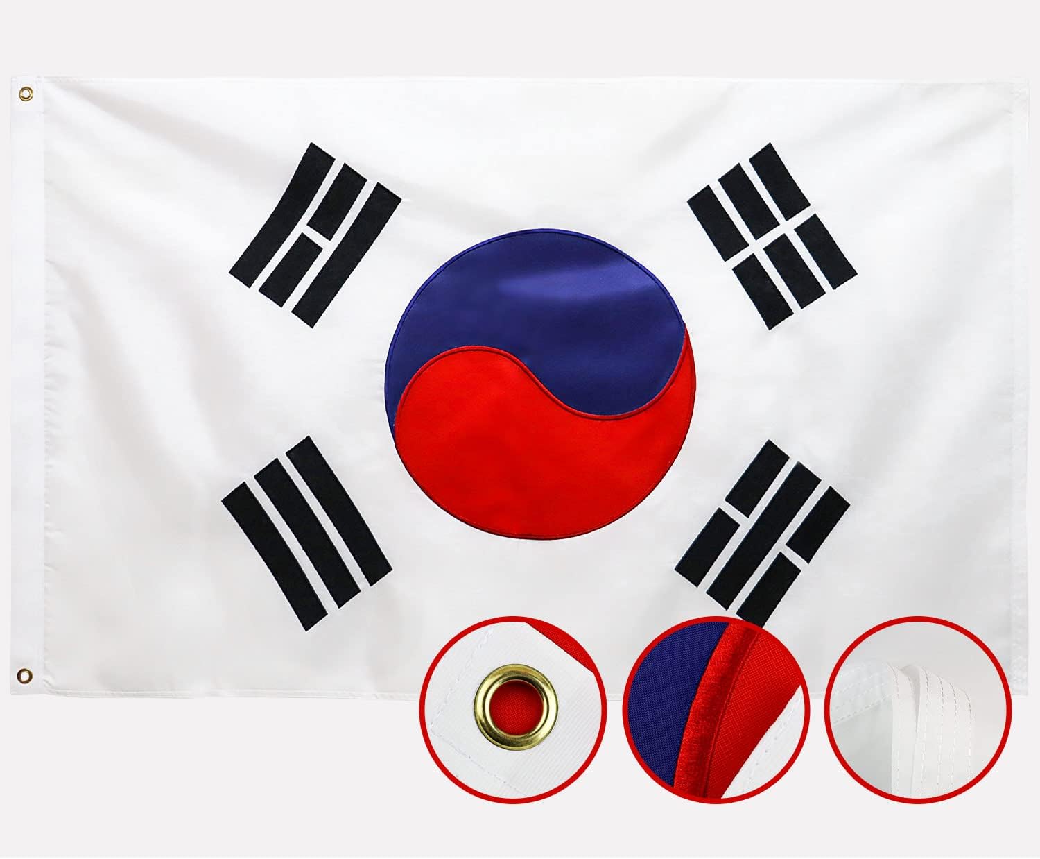 巴马韩国国旗 3x5ft